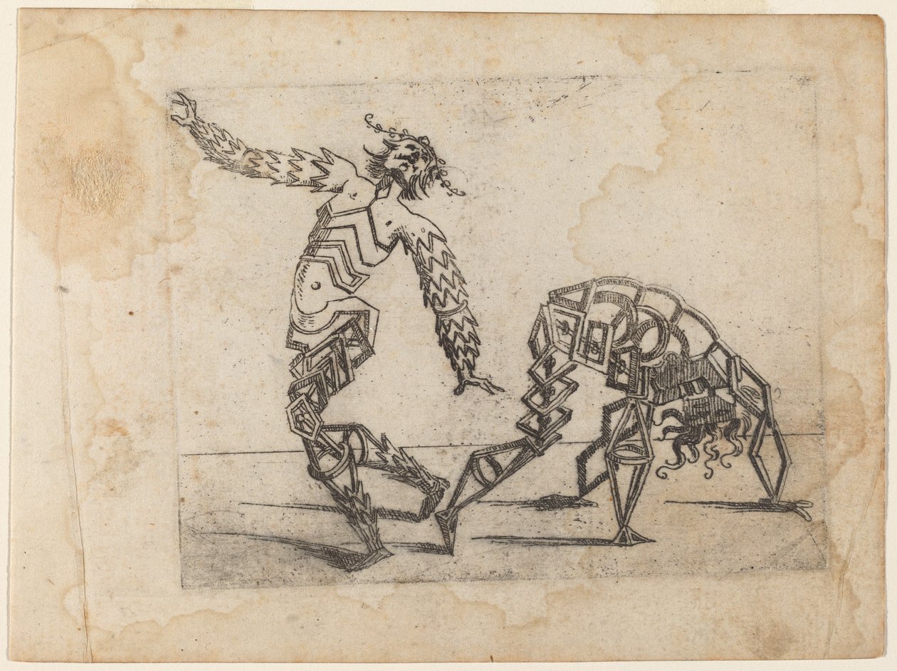 De "Bizzarie di várias figuras" de Giovanni Battista Bracelli