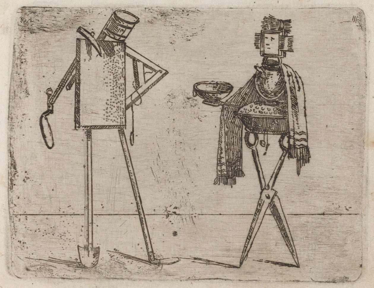 De "Bizzarie di várias figuras" de Giovanni Battista Bracelli