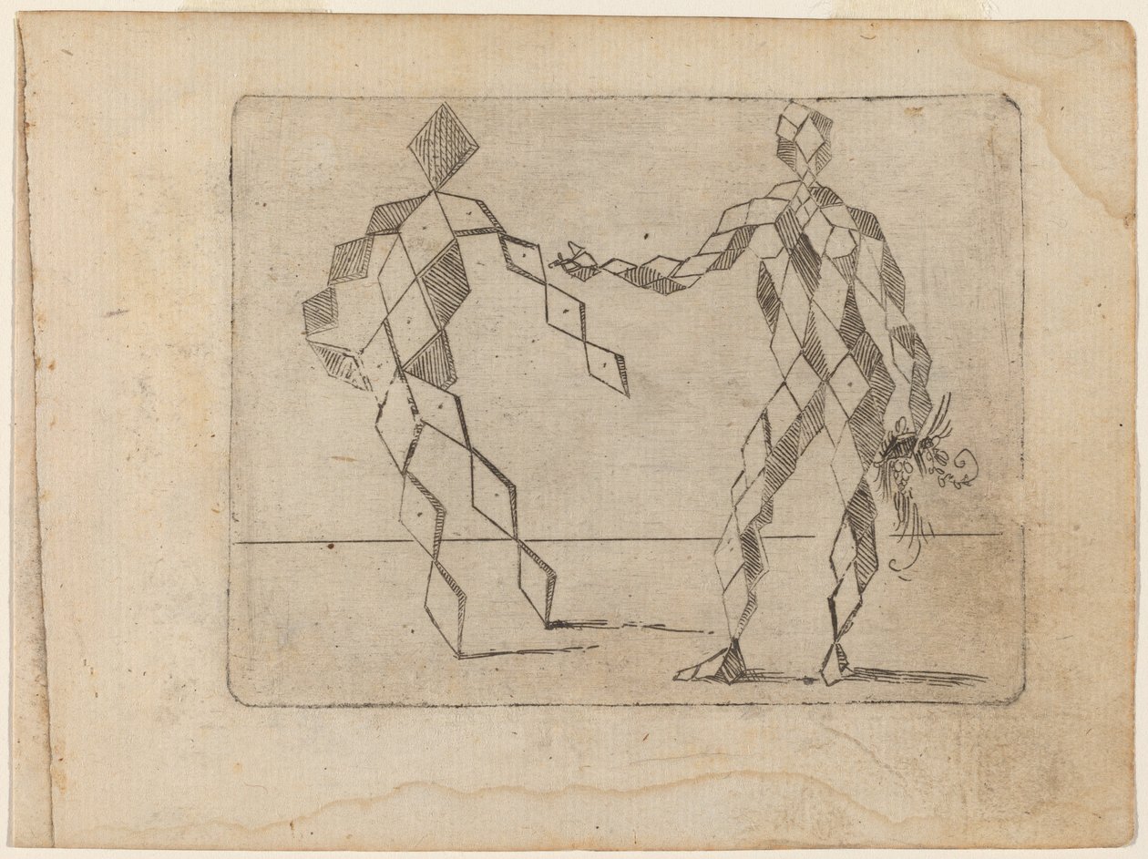 De "Bizzarie di várias figuras" de Giovanni Battista Bracelli