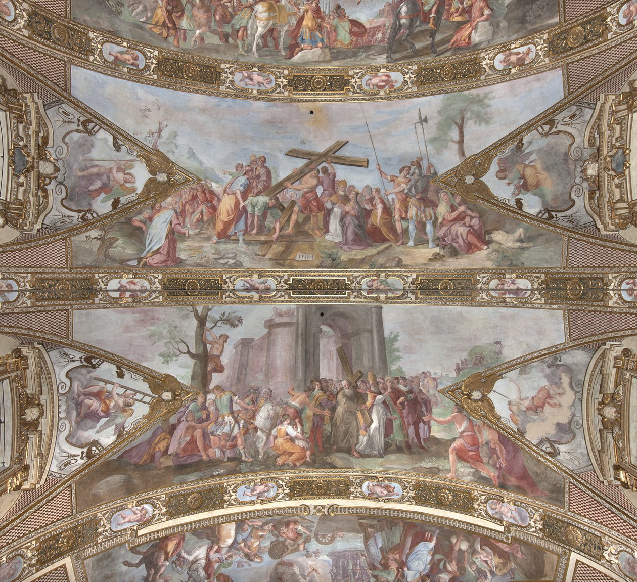 Histórias da Santa Cruz, 1631-1632 de Giovanni Battista Carlone