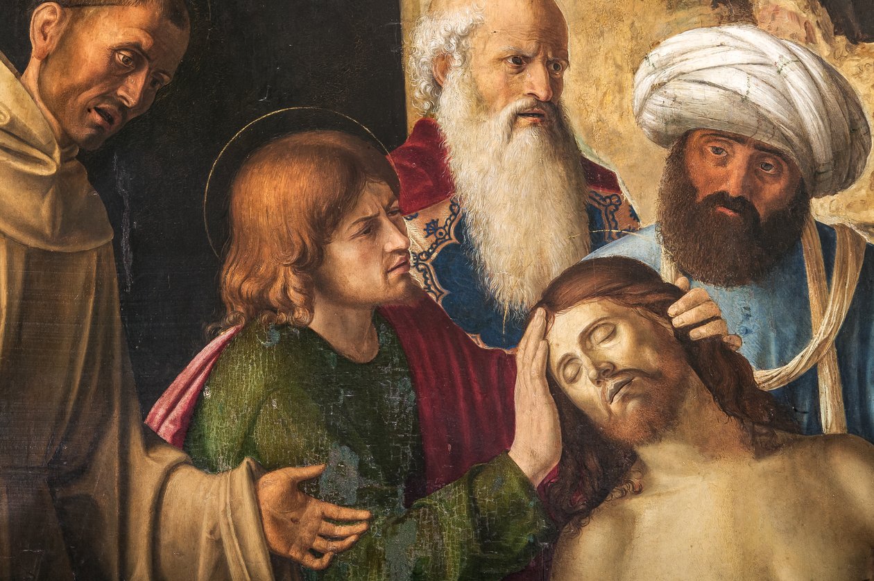 Lamentação de Cristo, detalhe de 2384598 de Giovanni Battista Cima da Conegliano