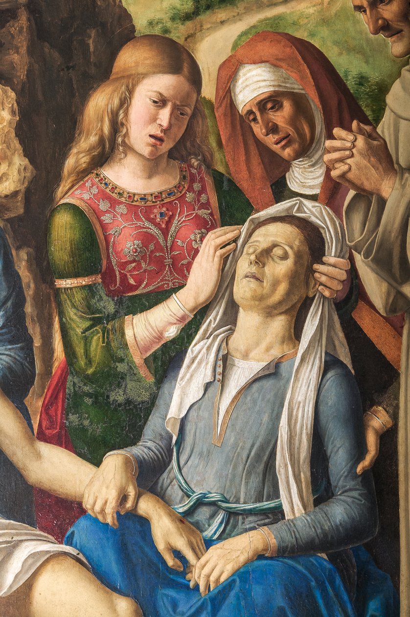 Lamentação de Cristo, detalhe de 2384598 de Giovanni Battista Cima da Conegliano