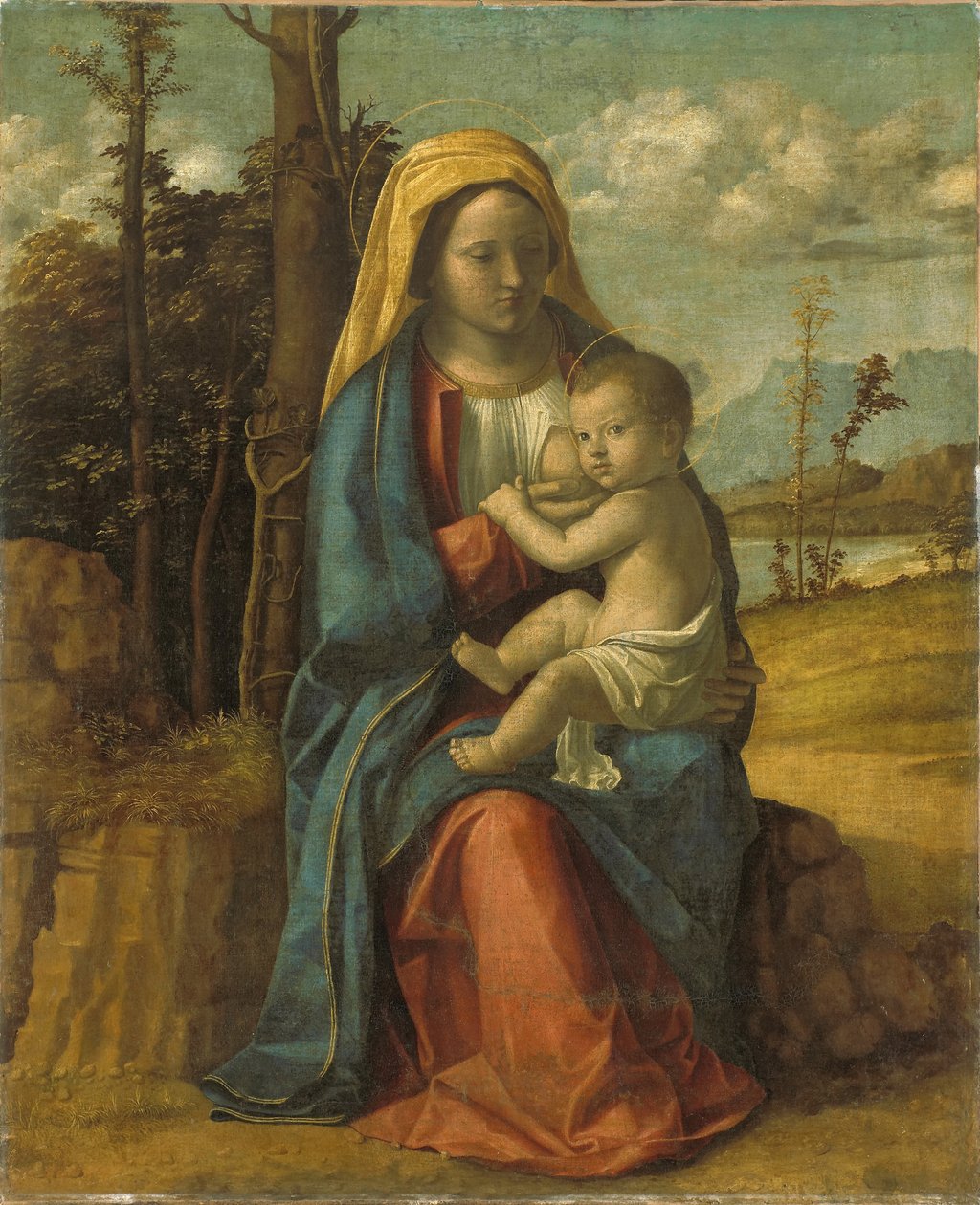 Nossa Senhora e o Menino de Giovanni Battista Cima da Conegliano