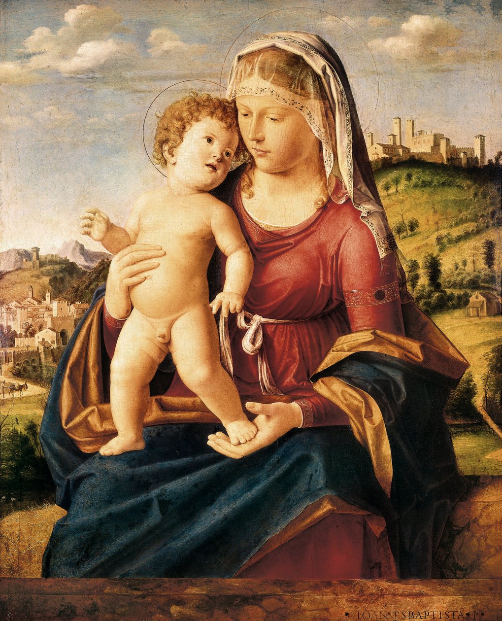 "A Madonna e a Criança" de Giovanni Battista Cima da Conegliano