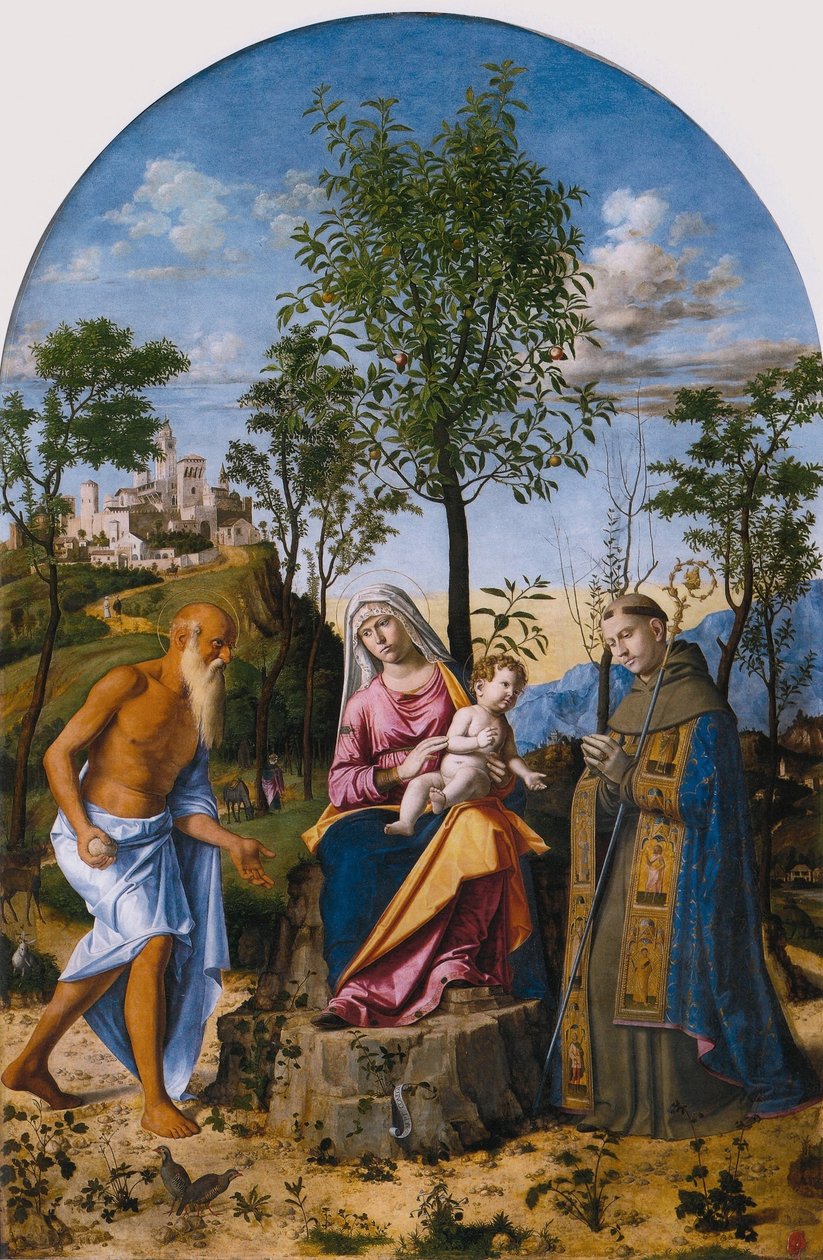 Nossa Senhora da Laranjeira de Giovanni Battista Cima da Conegliano