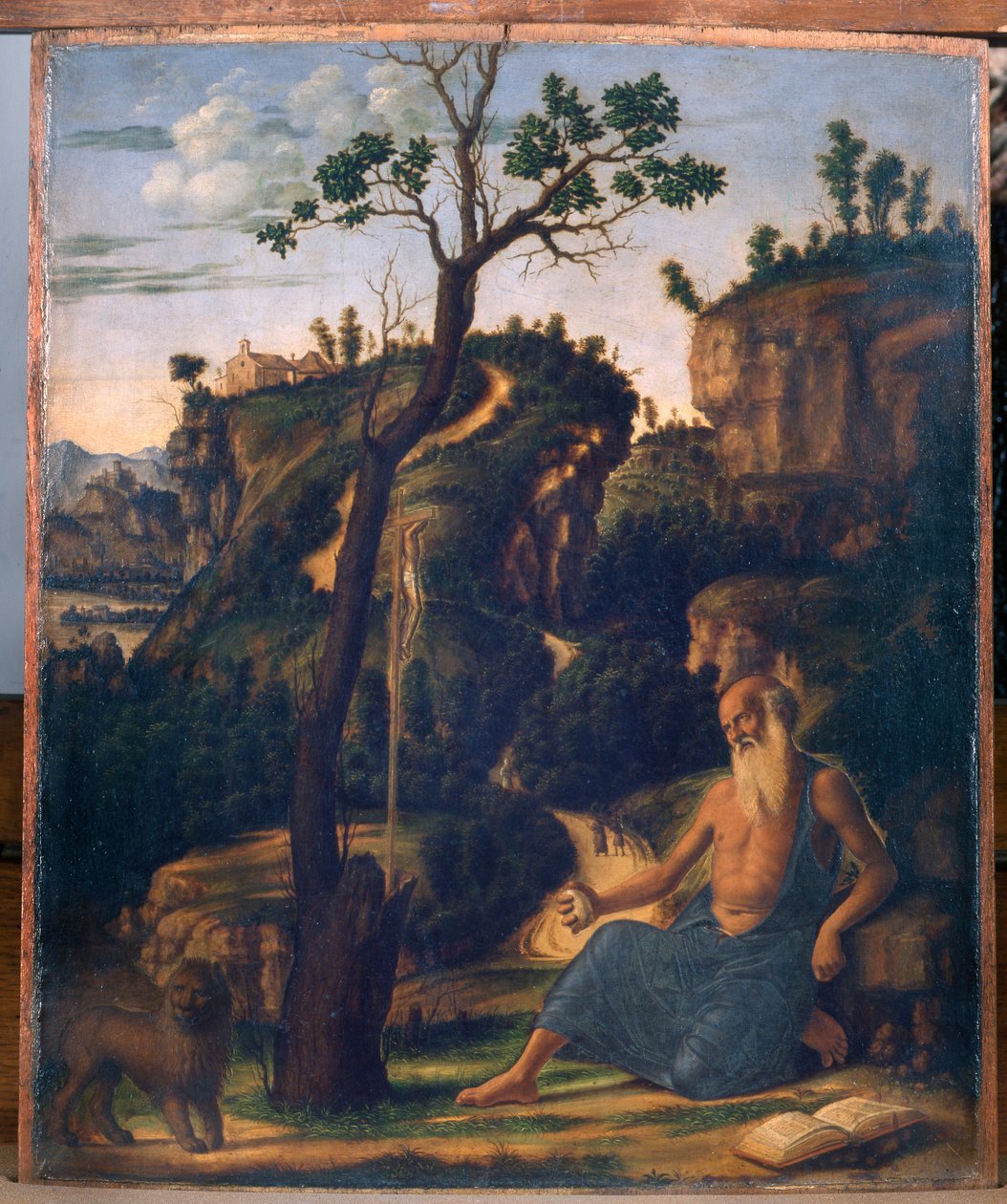 São Jerônimo no deserto, 1493-94 de Giovanni Battista Cima da Conegliano