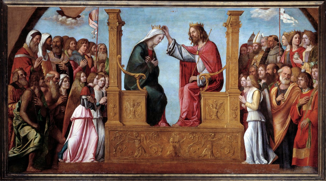 A Coroação da Virgem (pintura, depois de 1510) de Giovanni Battista Cima da Conegliano