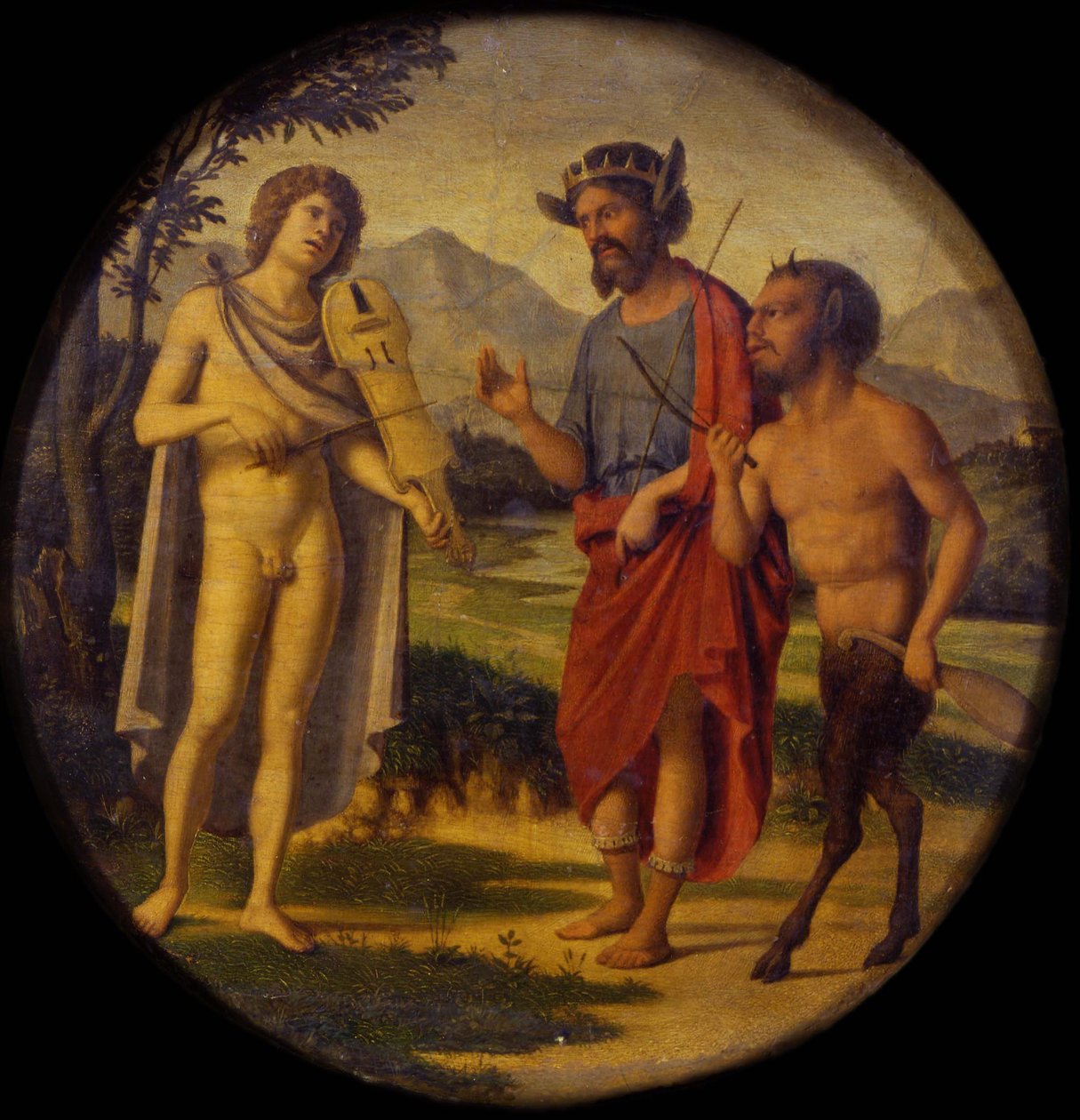 O Julgamento de Midas, 1505-1508 de Giovanni Battista Cima da Conegliano