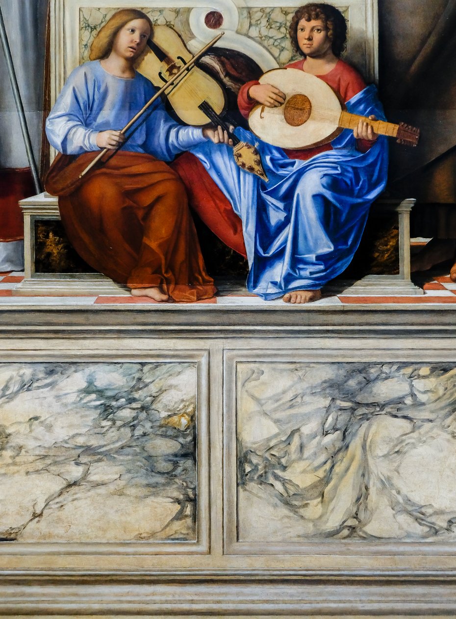 Virgem com o Menino e Santos de Giovanni Battista Cima da Conegliano