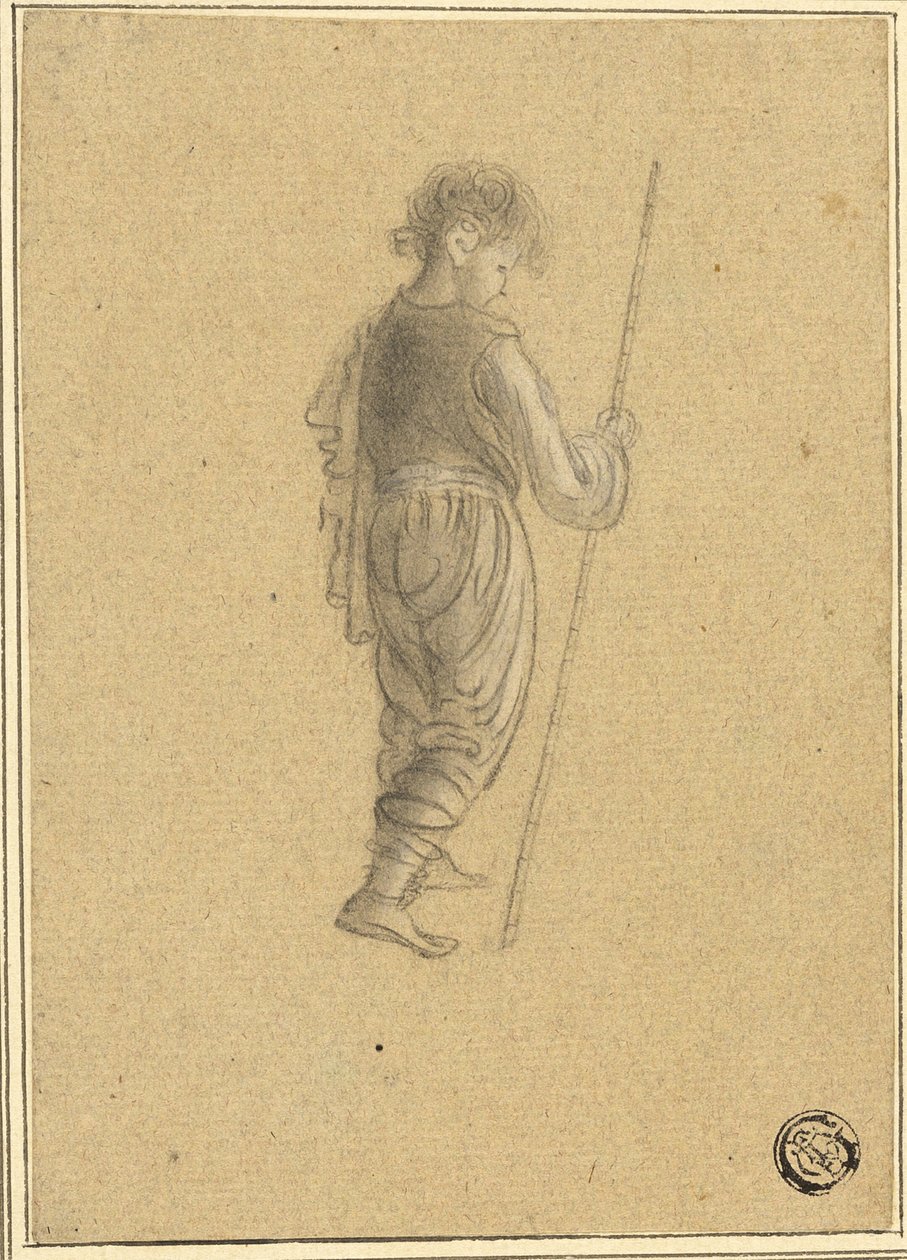 menino com cajado de Giovanni Battista Cipriani