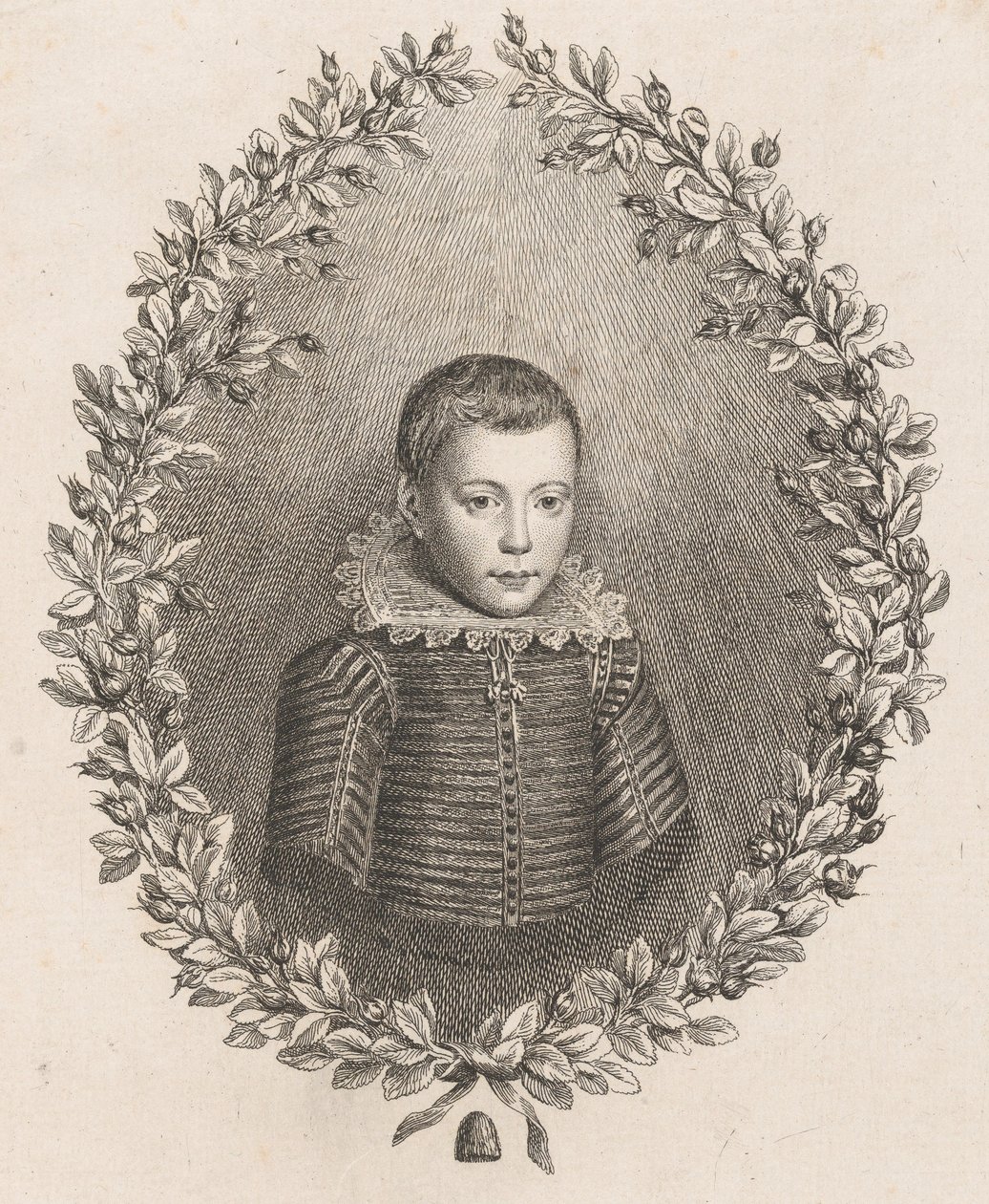 John Milton quando menino, 1760. de Giovanni Battista Cipriani