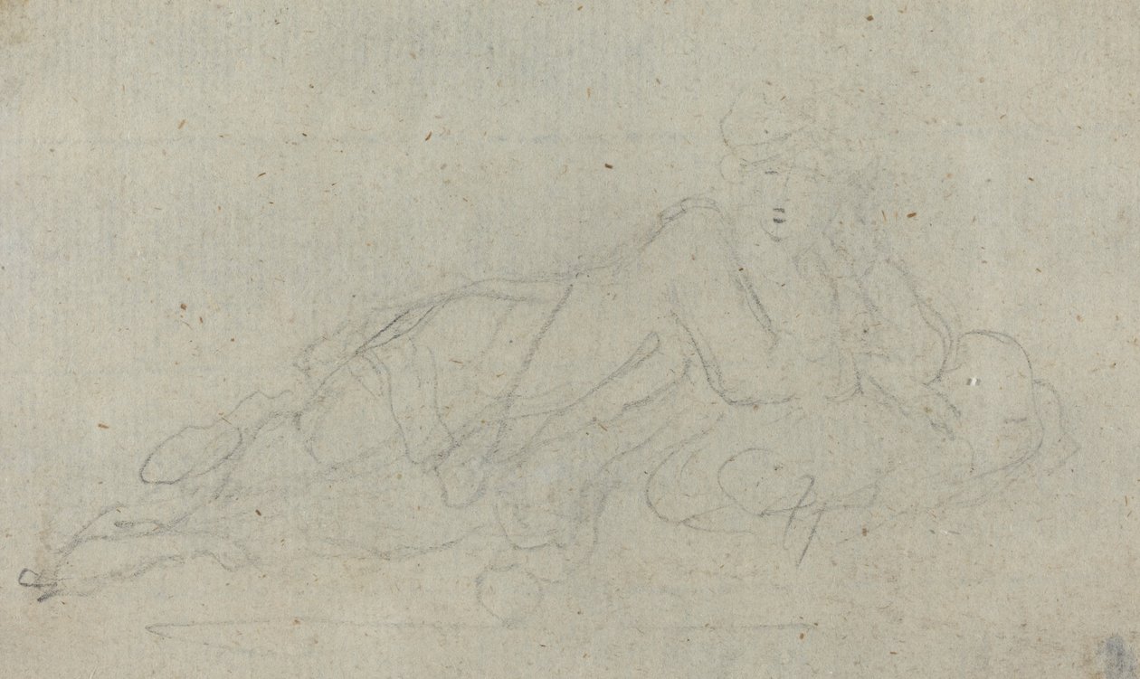 Mulher Reclinada [verso] de Giovanni Battista Cipriani