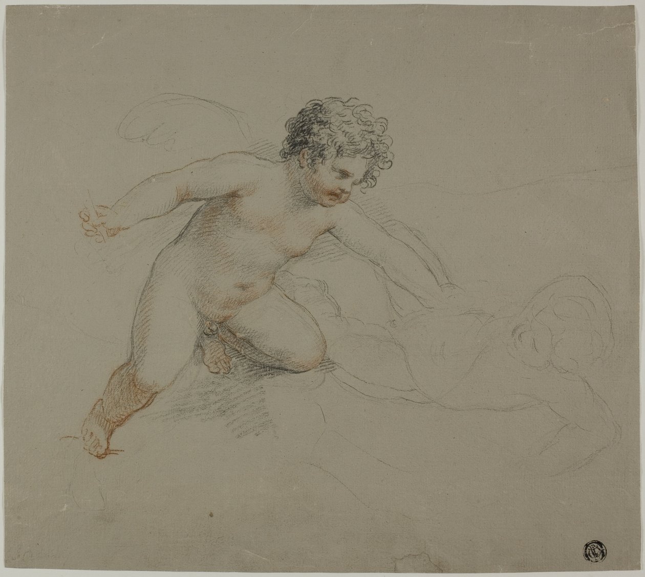 Dois Putti a lutar de Giovanni Battista Cipriani