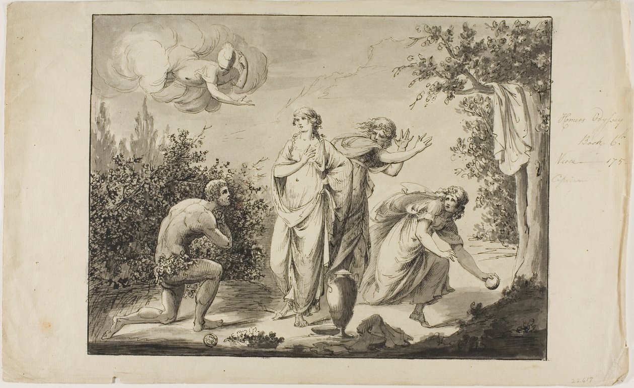 Ulisses e Nausicaa de Giovanni Battista Cipriani