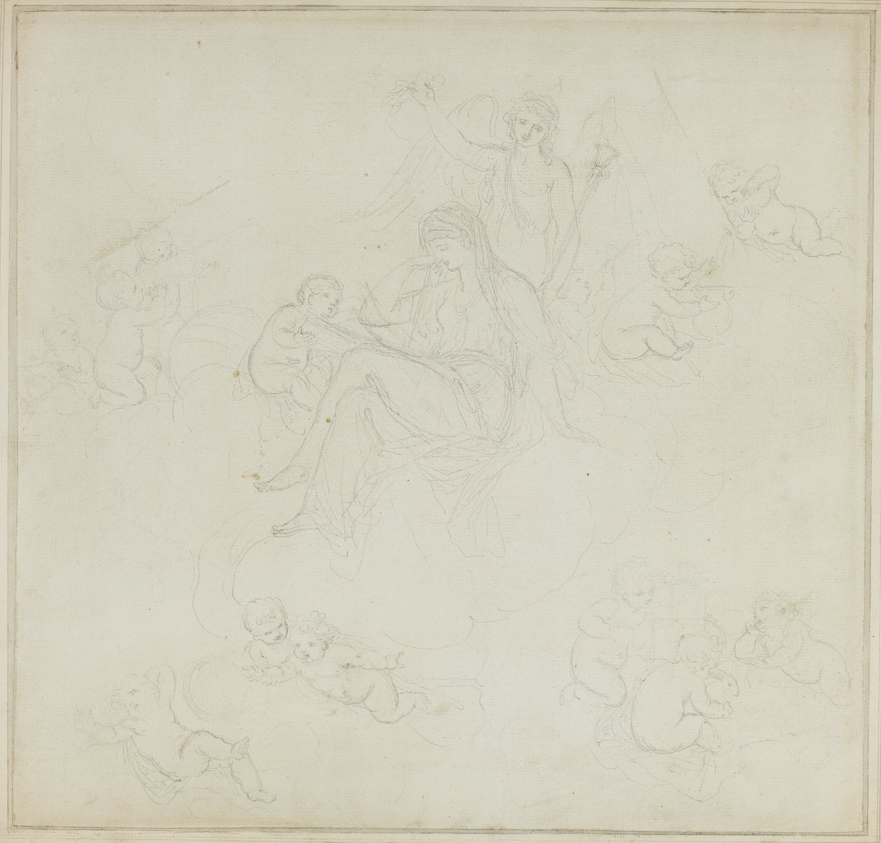Vénus com Putti de Giovanni Battista Cipriani