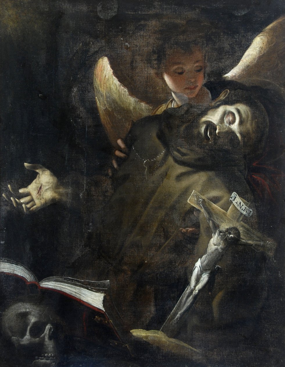 São Francisco em êxtase, c. de Giovanni Battista Crespi
