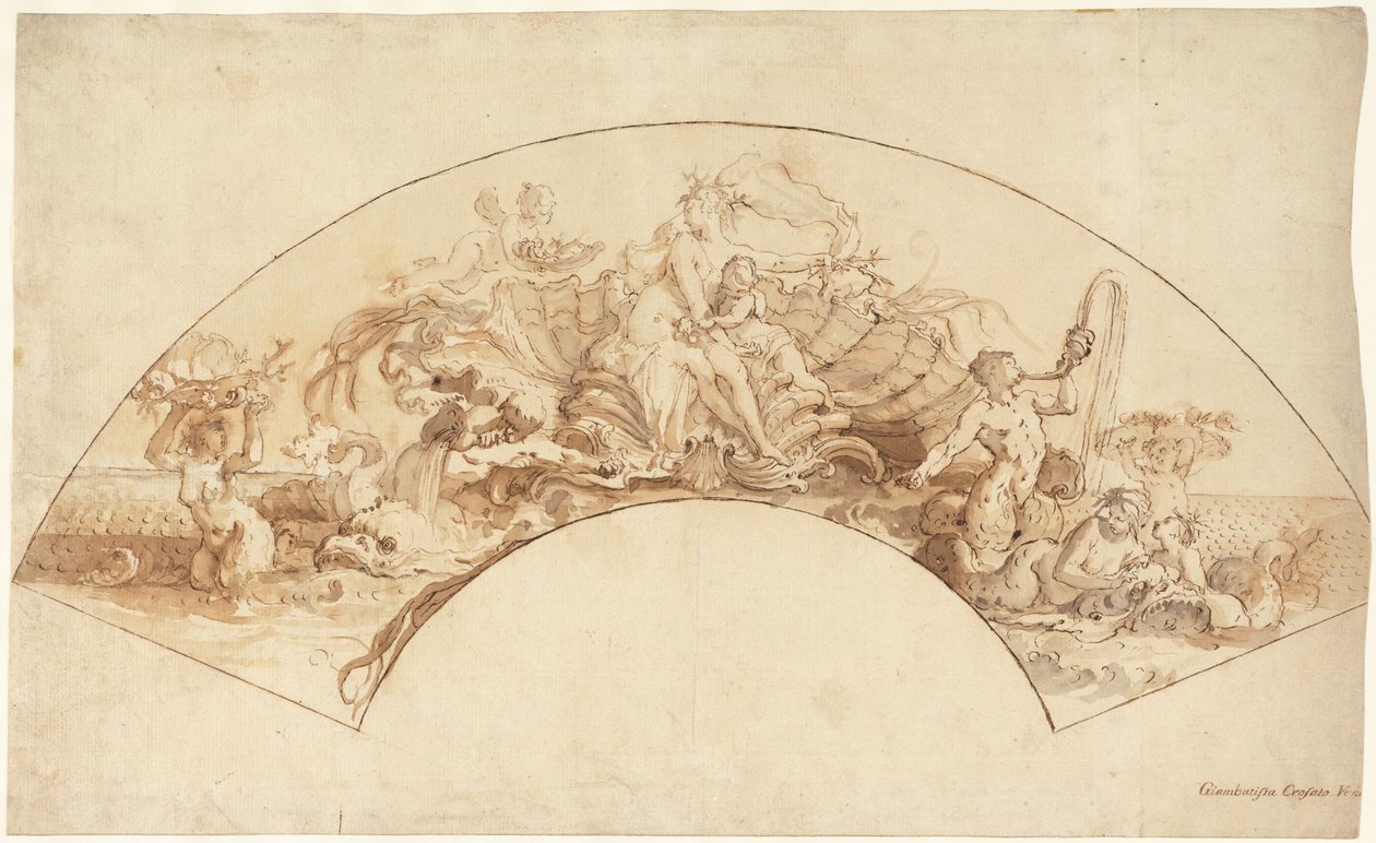 O triunfo de Anfitrite de Giovanni Battista Crosato