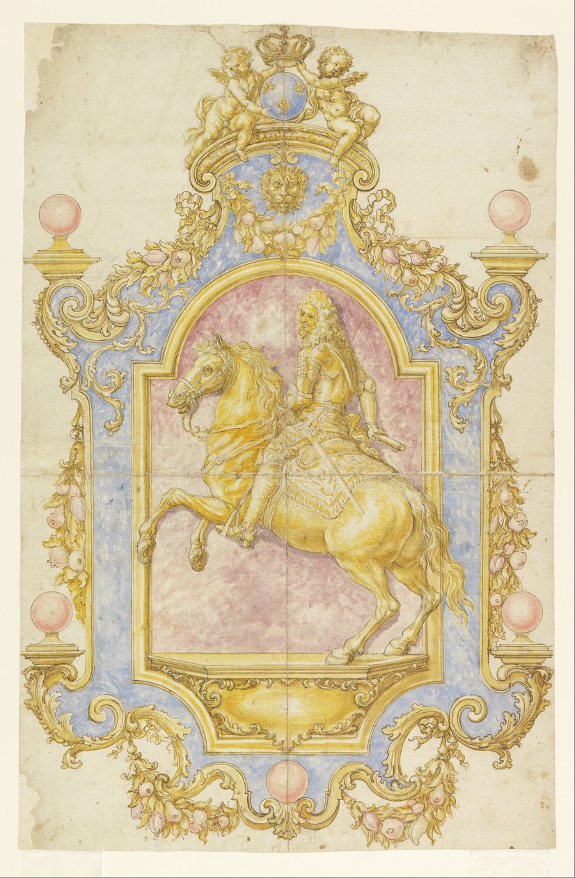 Decoração de parede para Cosimo III de &39;Medici de Giovanni Battista Foggini
