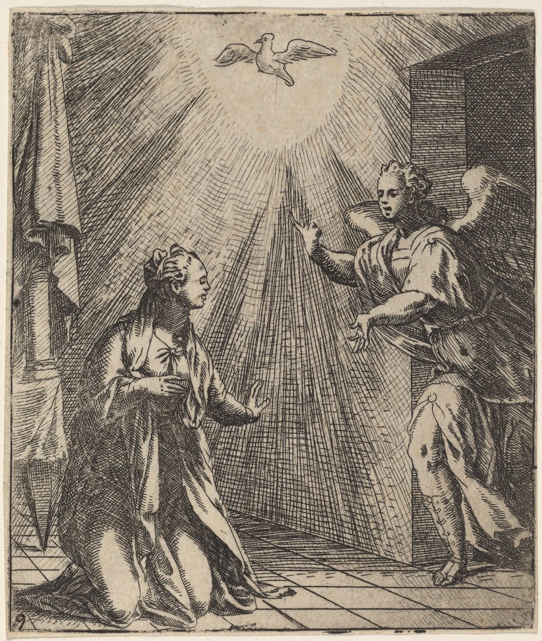 A Anunciação de Giovanni Battista Fontana