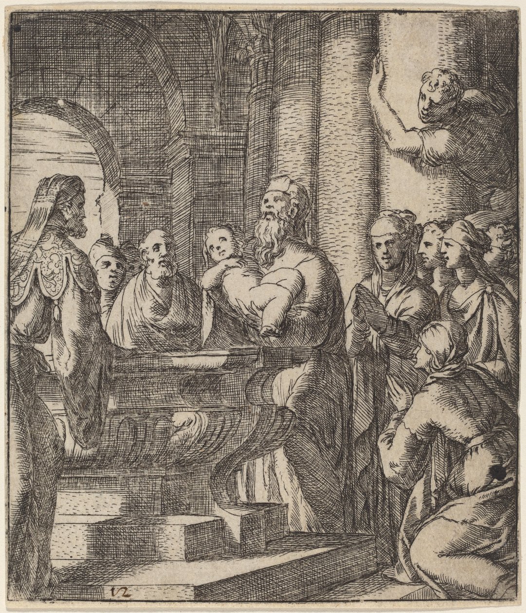 O Batismo de Cristo de Giovanni Battista Fontana