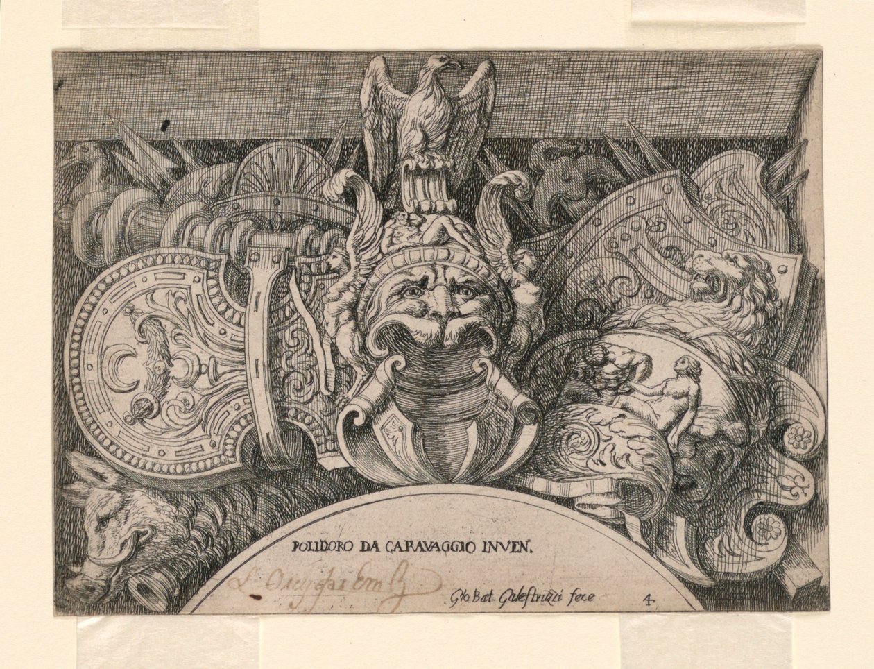 Troféus diversos de Giovanni Battista Galestruzzi