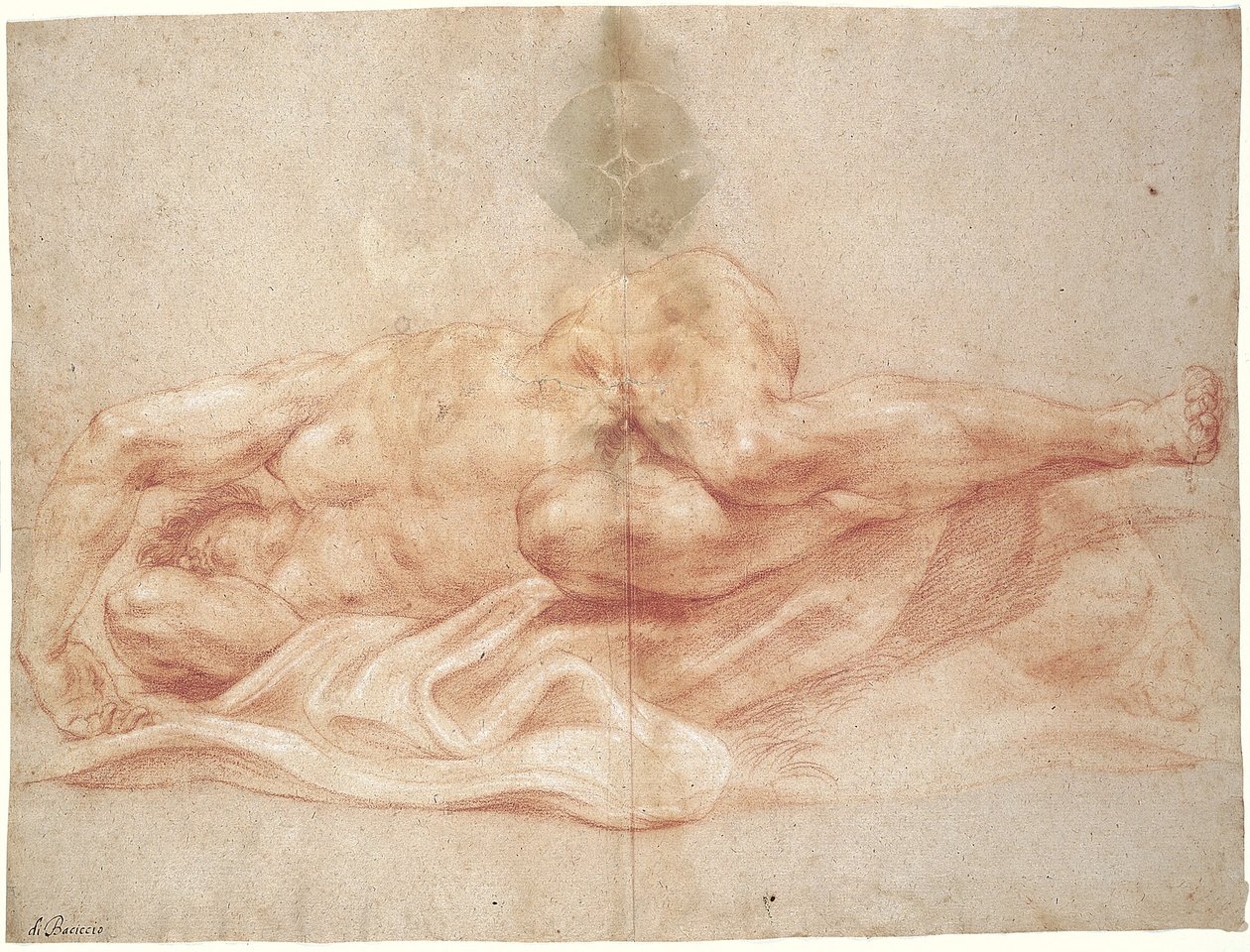 Nu masculino de Giovanni Battista Gaulli