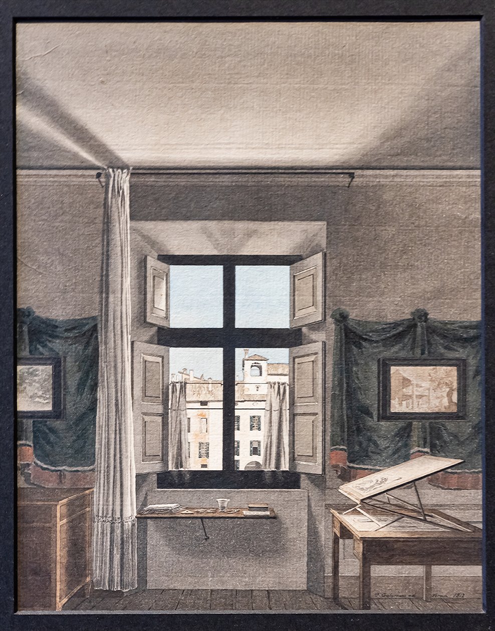 O estúdio do pintor em Parma de Giovanni Battista Gubernatis