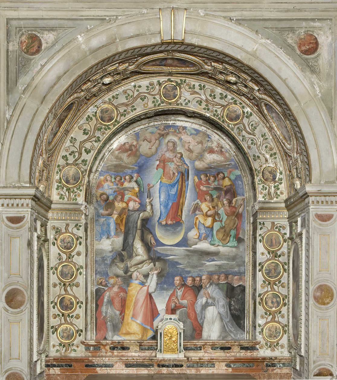 Nossa Senhora do Rosário, c.1615 de Giovanni Battista Maganza