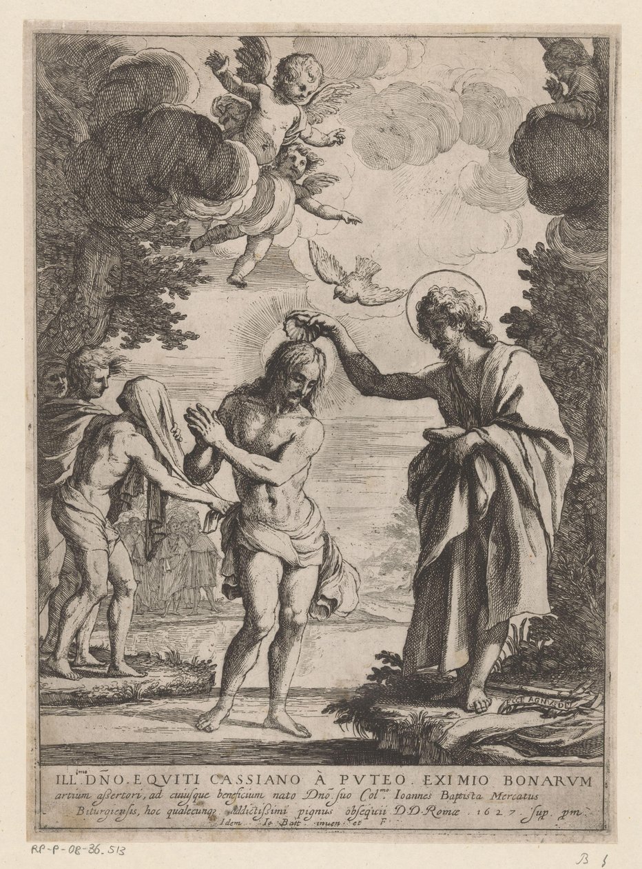 Batismo de Cristo de Giovanni Battista Mercati