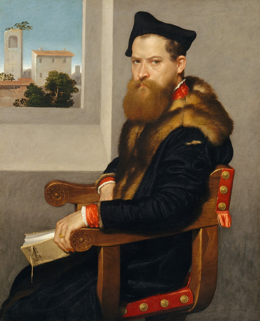 Bartolomeo Bonghi morreu em 1584, pouco depois de 1553. de Giovanni Battista Moroni