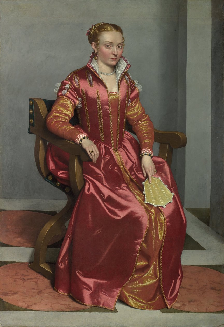 Retrato de uma Senhora
Título alternativo:  La Dama in Rosso de Giovanni Battista Moroni