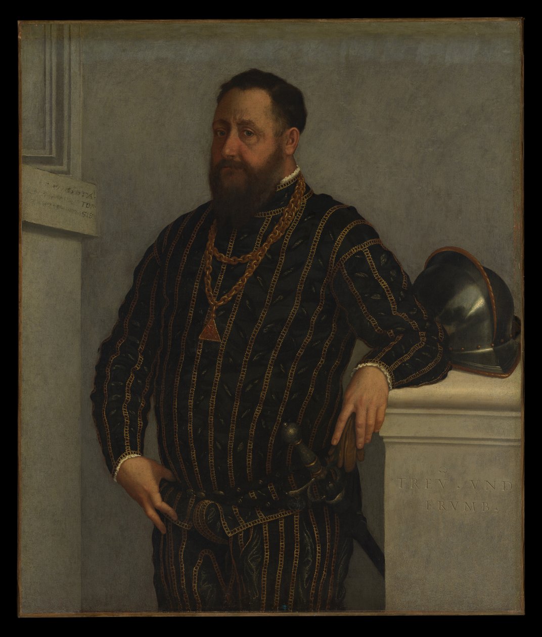 Retrato de um homem de Giovanni Battista Moroni