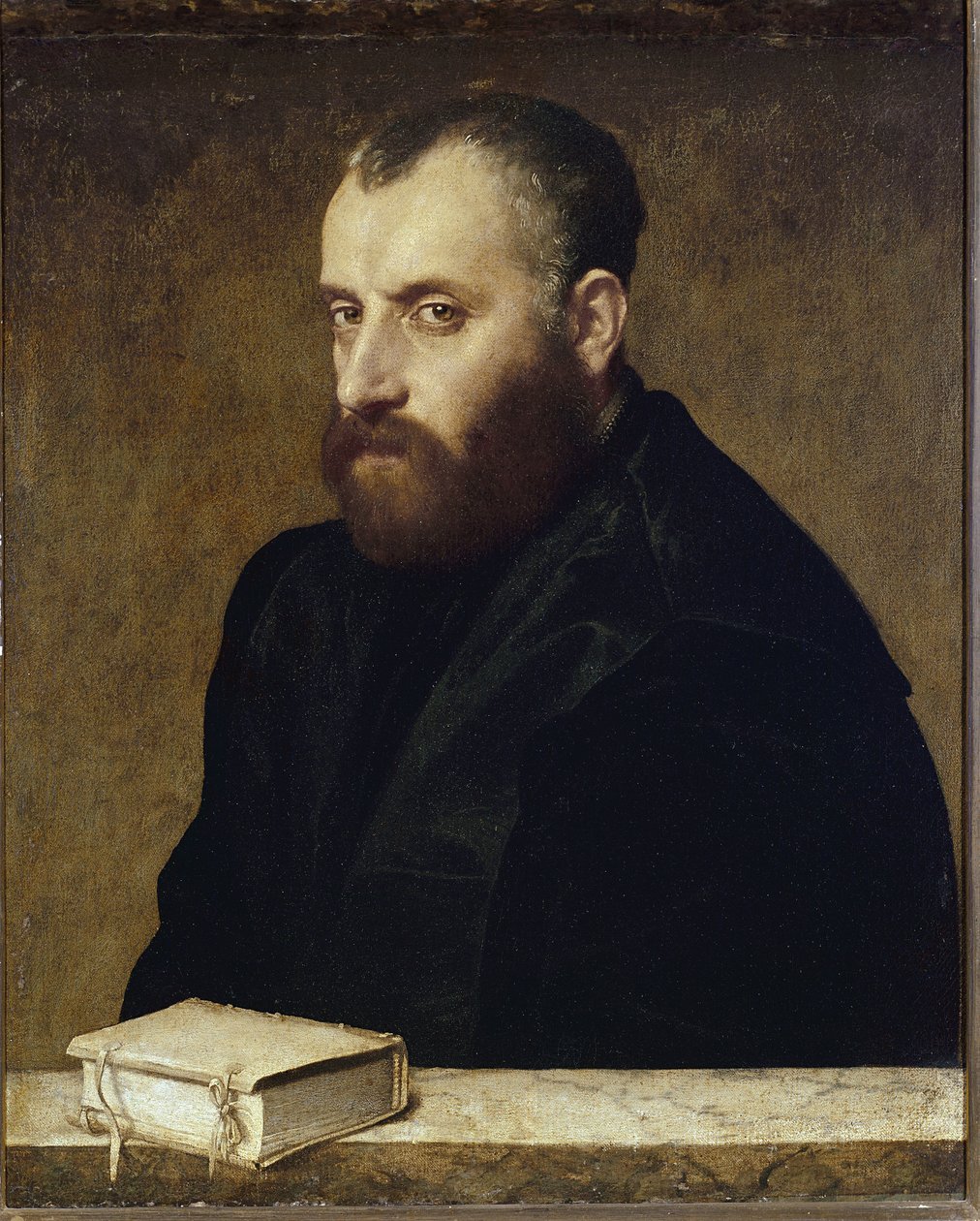Retrato de um bolsista (óleo sobre tela de Giovanni Battista Moroni