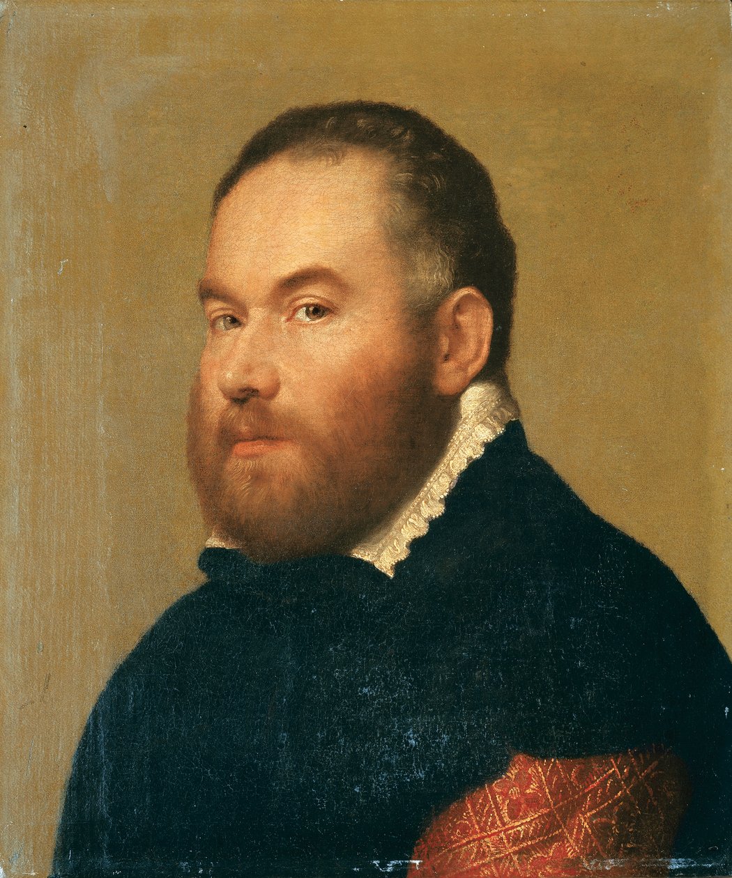 Retrato de um cavalheiro (óleo sobre tela) de Giovanni Battista Moroni