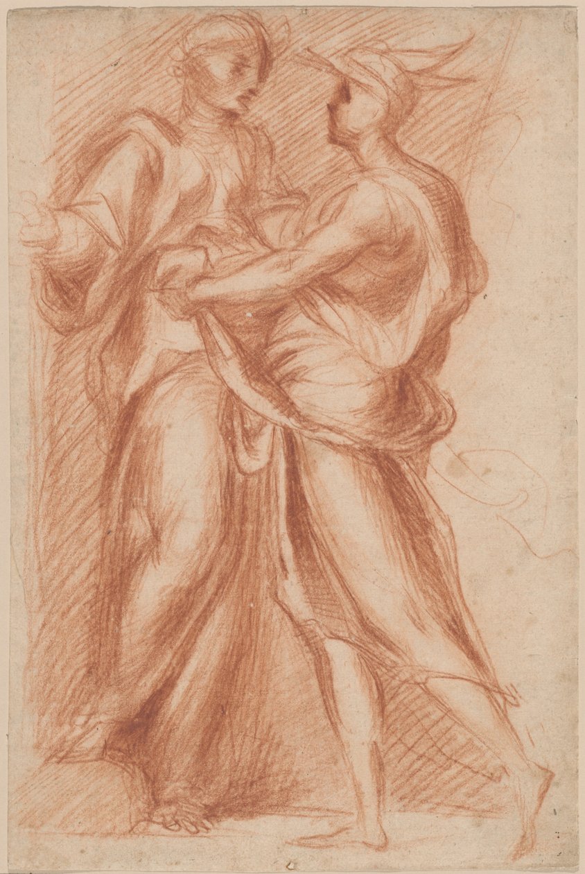Mercúrio e Aglauros de Giovanni Battista Naldini