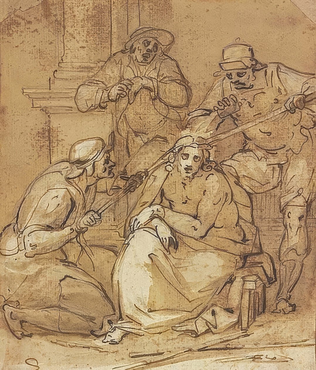 Coroação de espinhos de Giovanni Battista Paggi