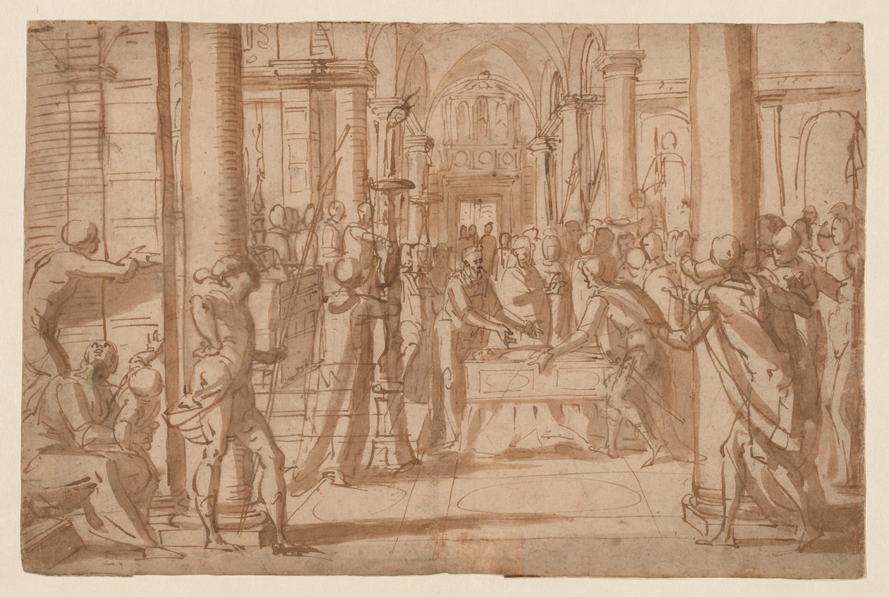 Apresentação do Corpo de Santo Antonino de Florença de Giovanni Battista Paggi