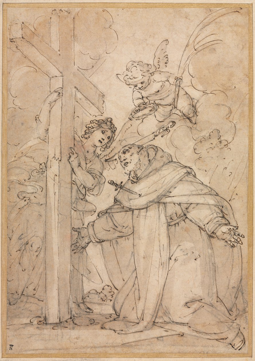 São Pedro Mártir, século XVI. de Giovanni Battista Paggi