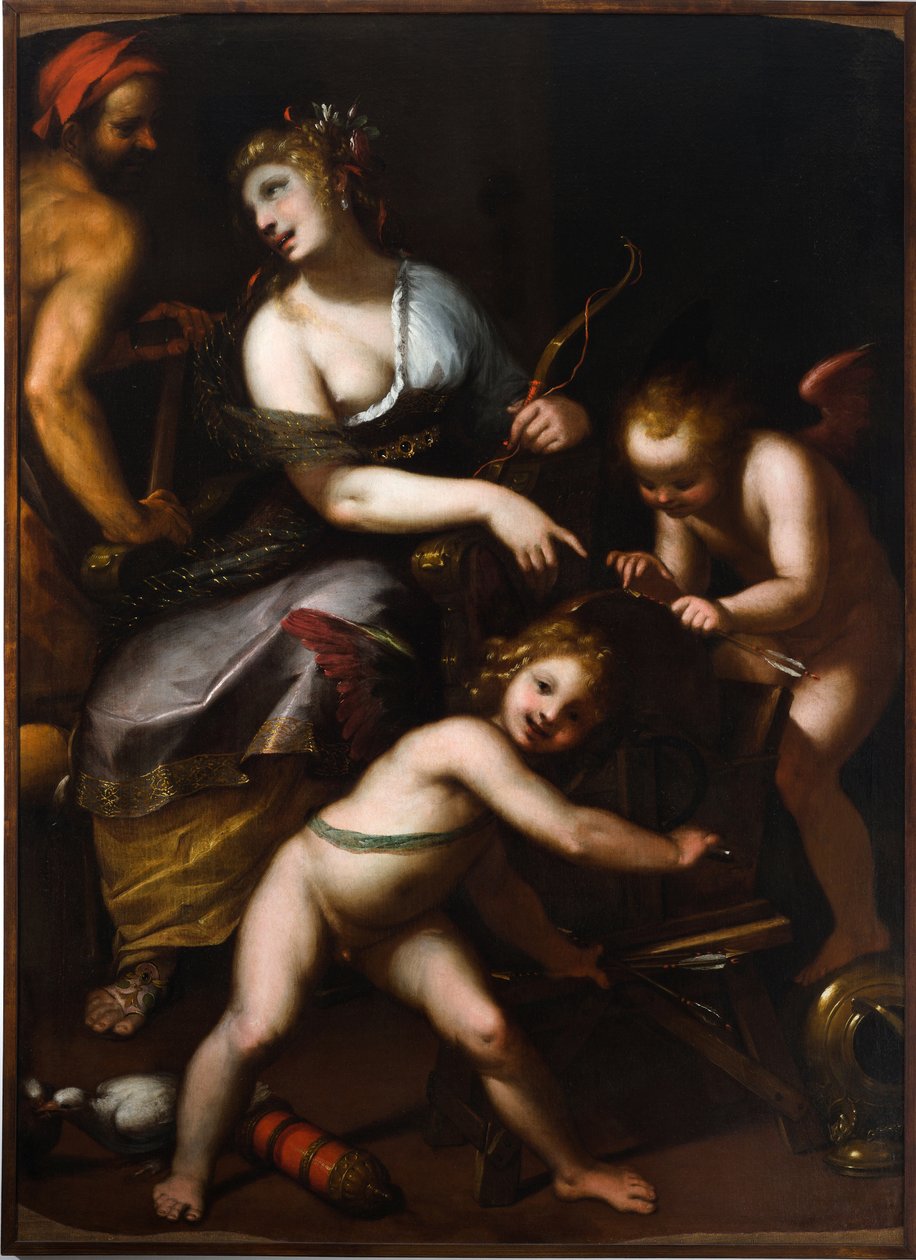 A preparação das setas de Cupido de Giovanni Battista Paggi