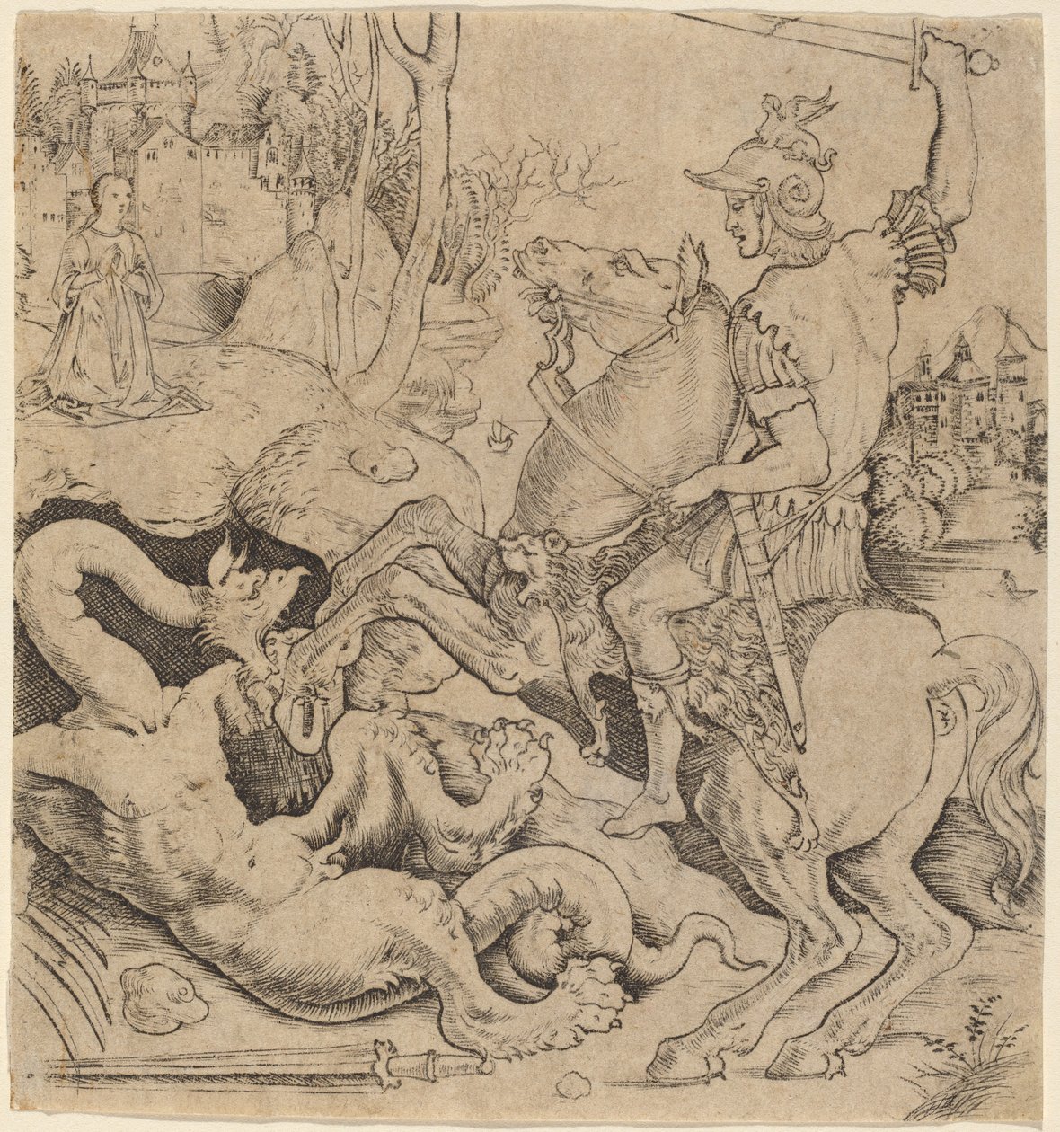 São Jorge e o Dragão de Giovanni Battista Palumba