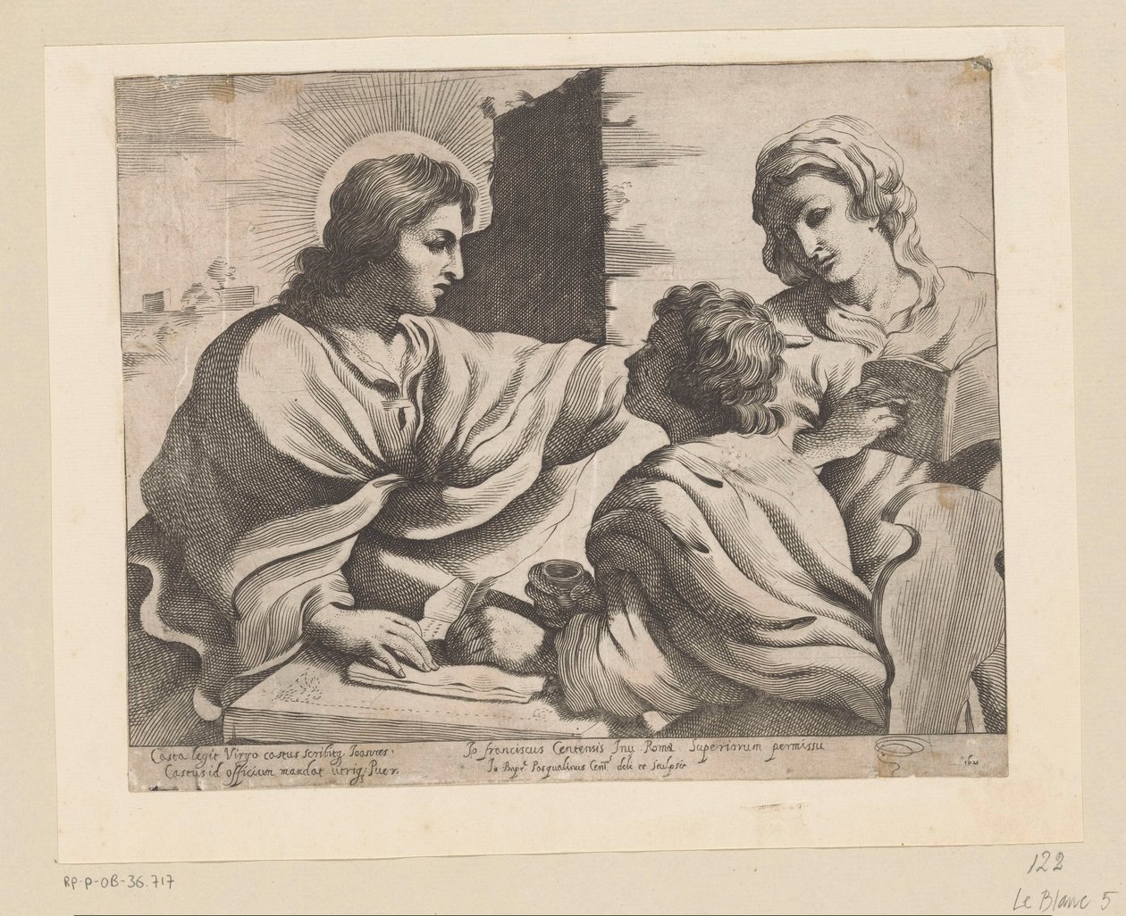 João Baptista, Cristo e Maria de Giovanni Battista Pasqualini