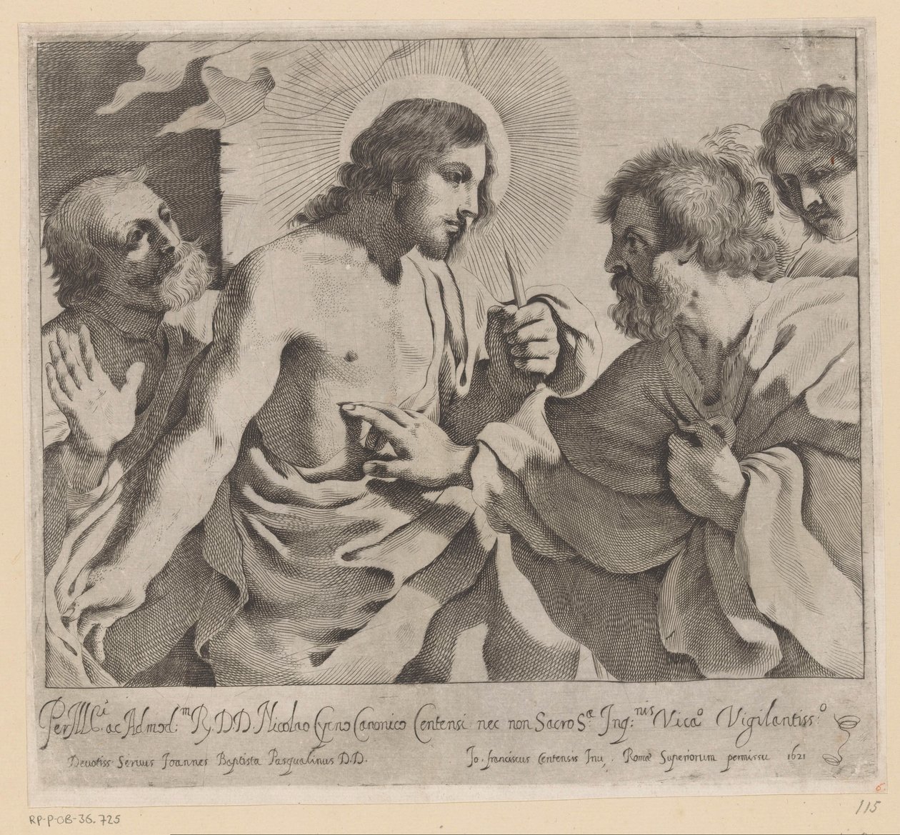 Descrença de Tomás de Giovanni Battista Pasqualini