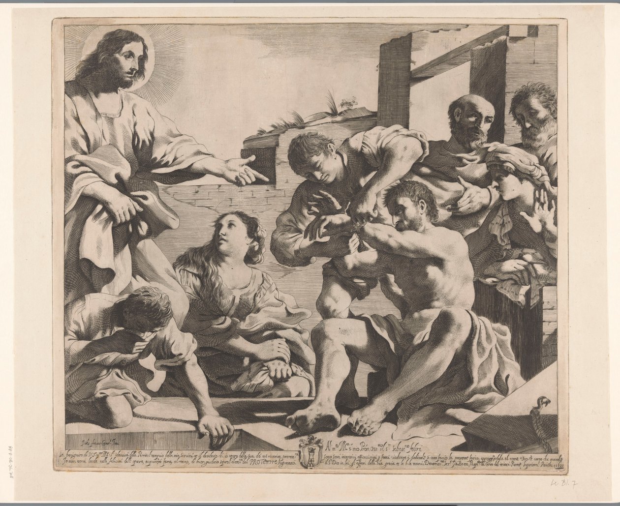 Ressurreição de Lázaro de Giovanni Battista Pasqualini