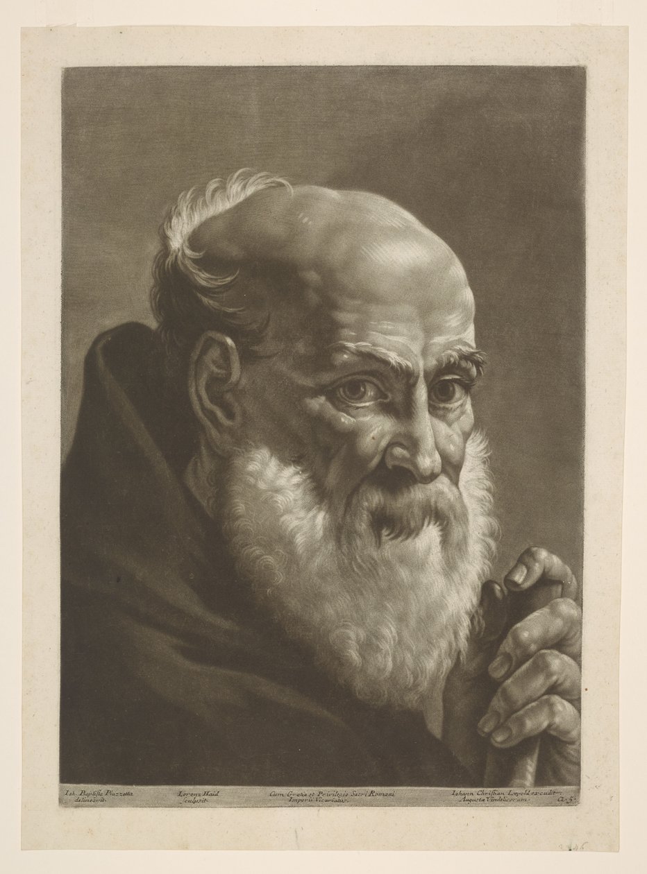 Monges com barba de Giovanni Battista Piazzetta