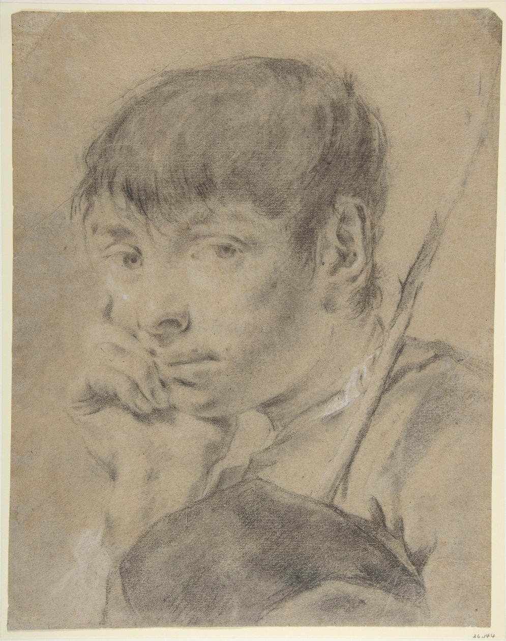 O rapaz com um cajado de Giovanni Battista Piazzetta