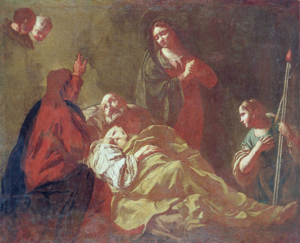 Morte de São José, c.1740 de Giovanni Battista Piazzetta