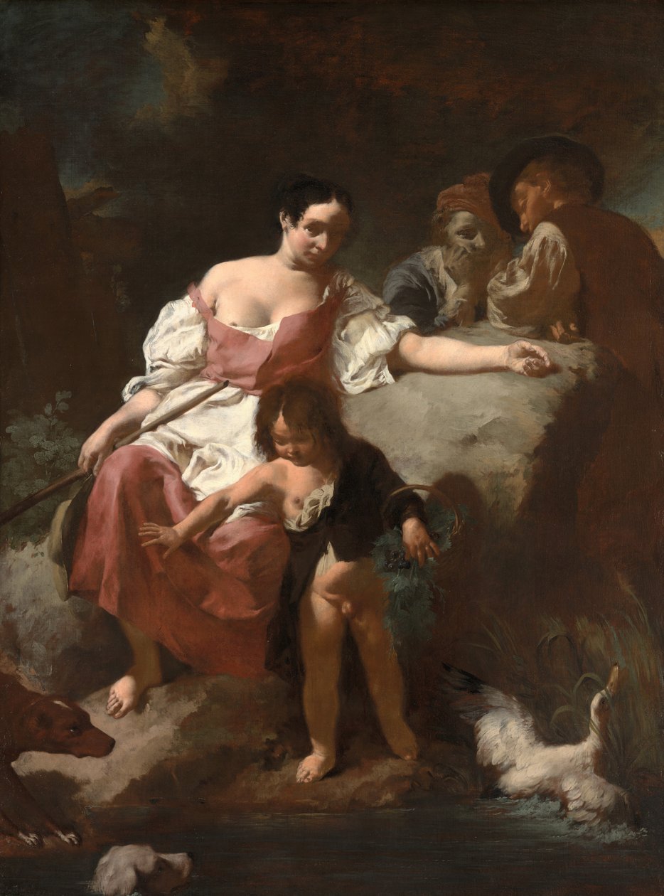 Cena Pastoral, 1740. de Giovanni Battista Piazzetta