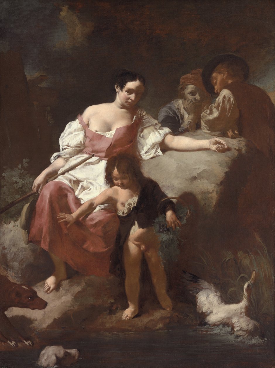 Cena pastoral, 1740 de Giovanni Battista Piazzetta