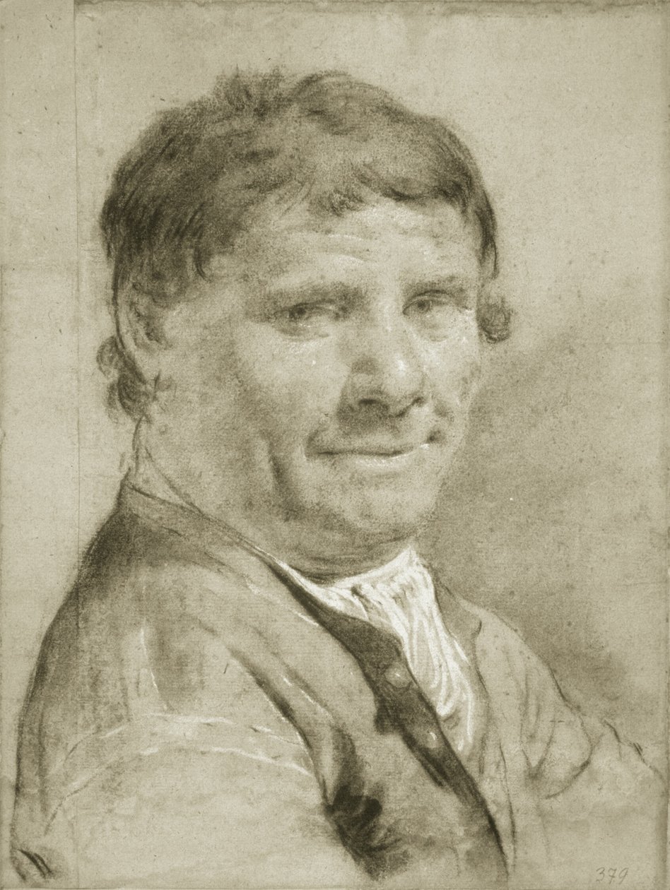 Retrato de um homem de Giovanni Battista Piazzetta
