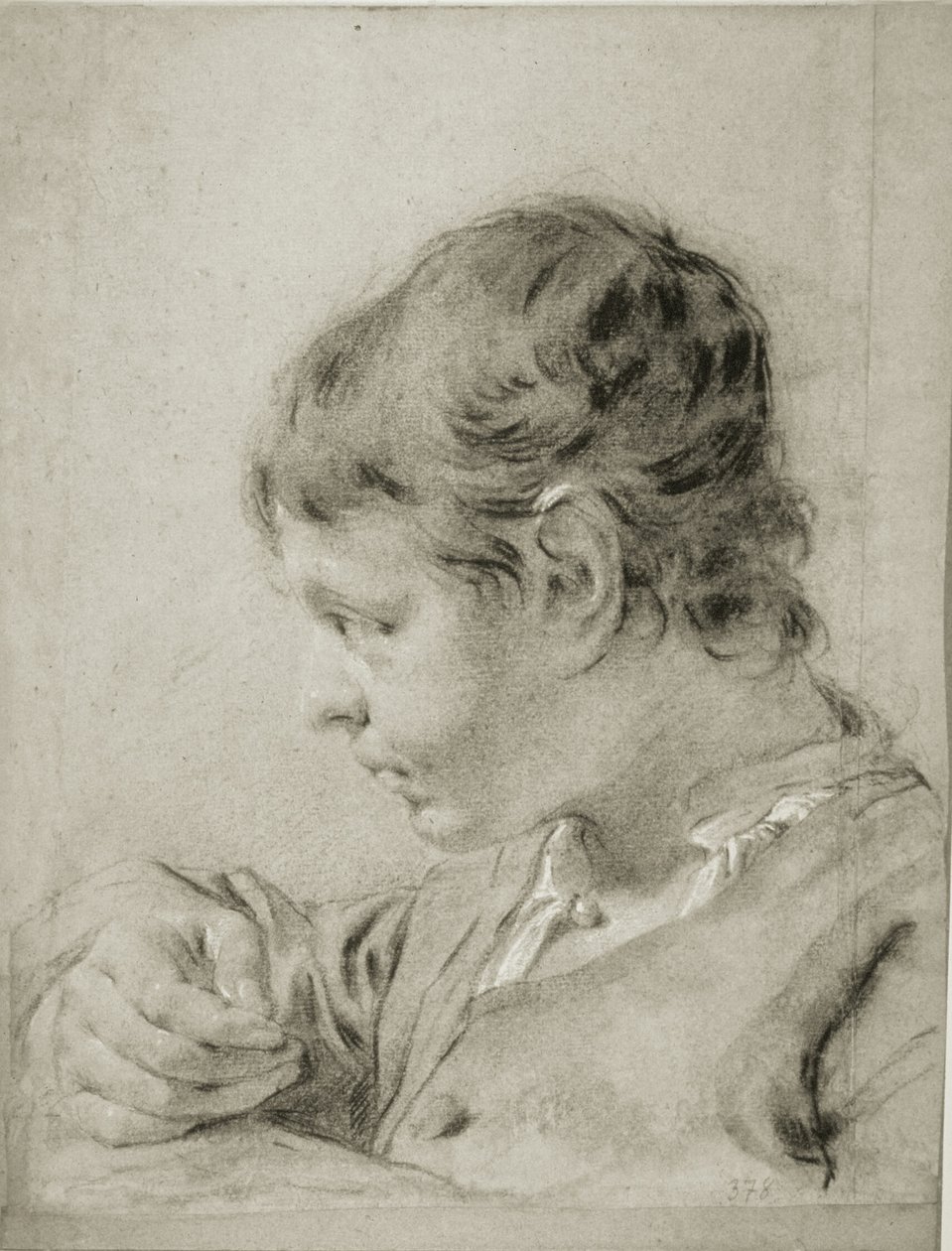 Retrato de um jovem rapaz de Giovanni Battista Piazzetta